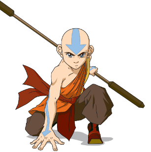 a picture of avatar aang